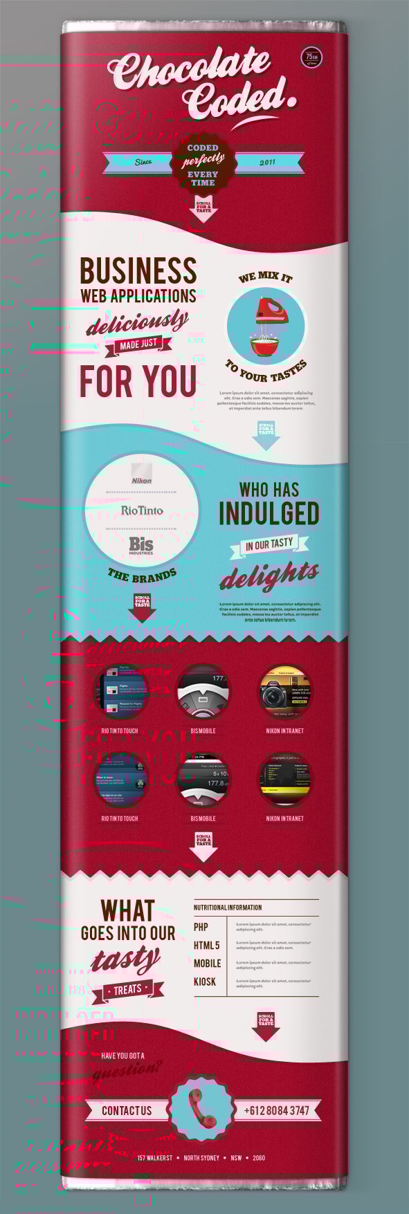 Chocolate Coded Website Screenshot