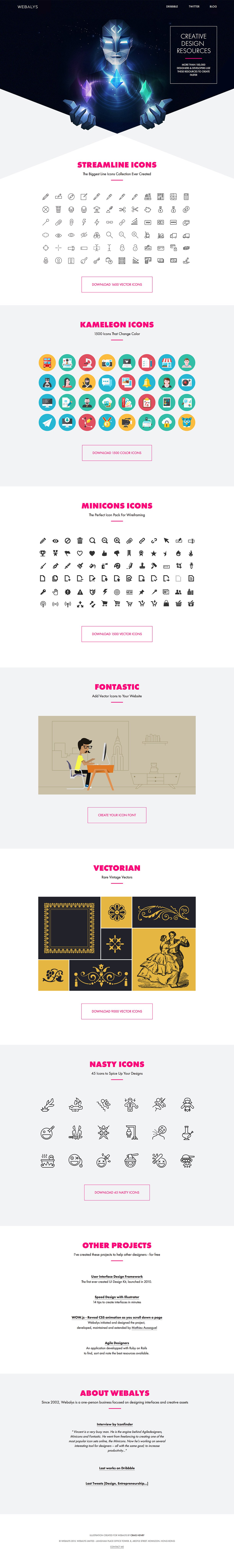 Webalys Website Screenshot