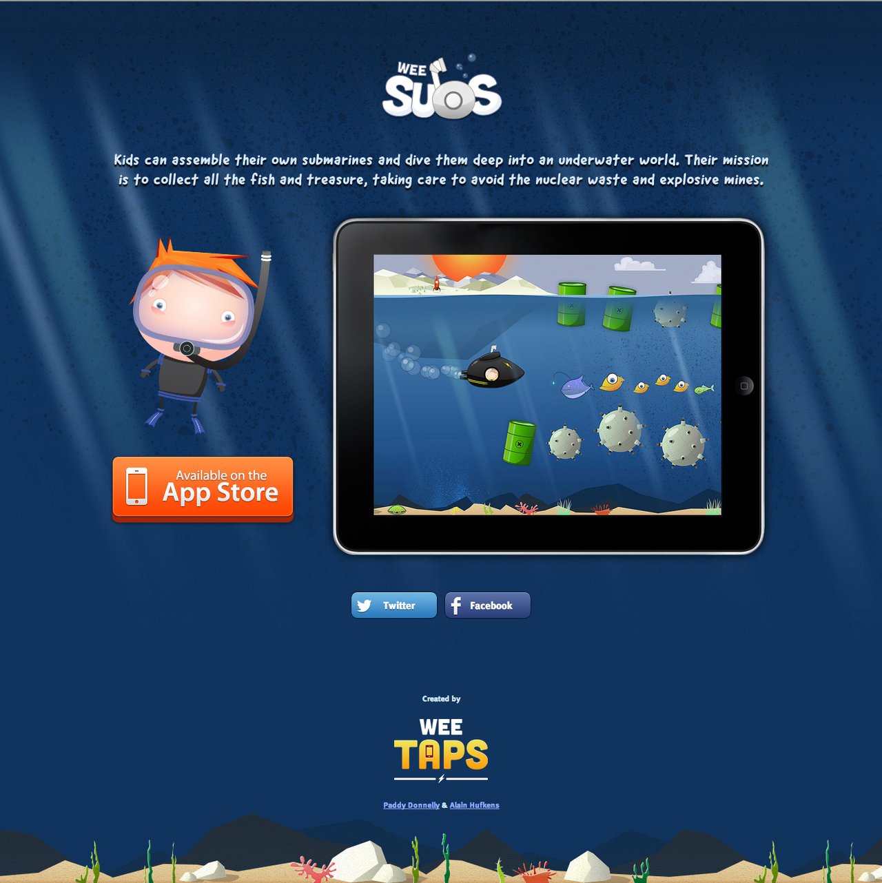 Wee Subs Website Screenshot