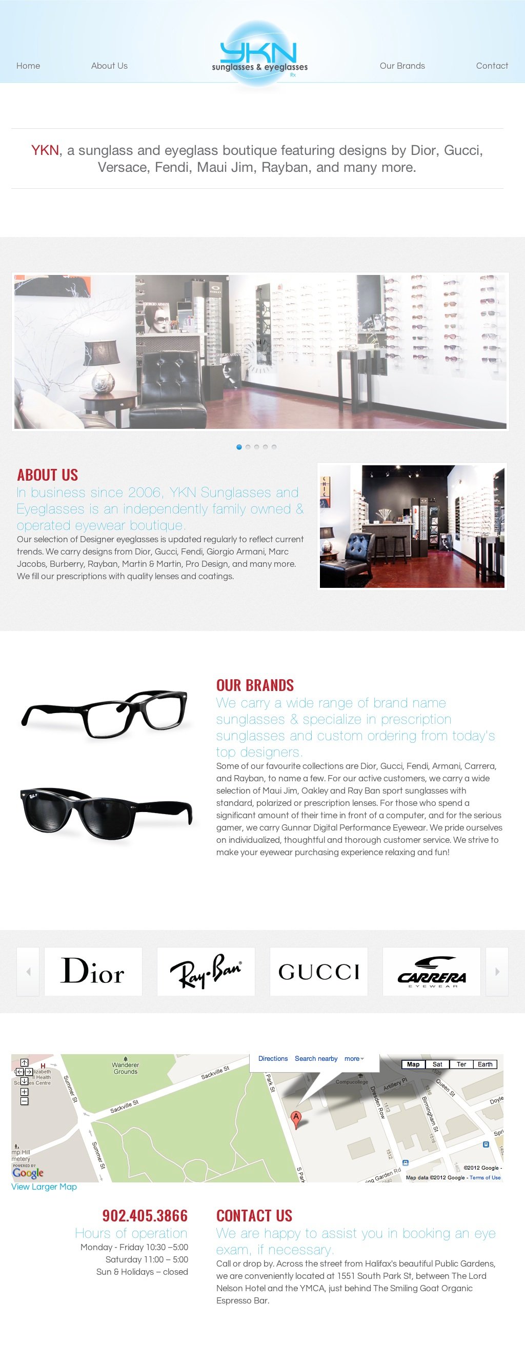 YKN Website Screenshot