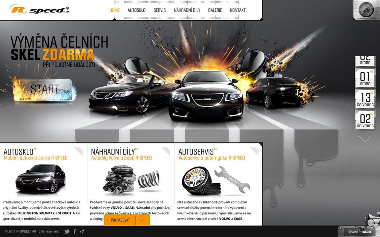 R-SPEED Website Screenshot