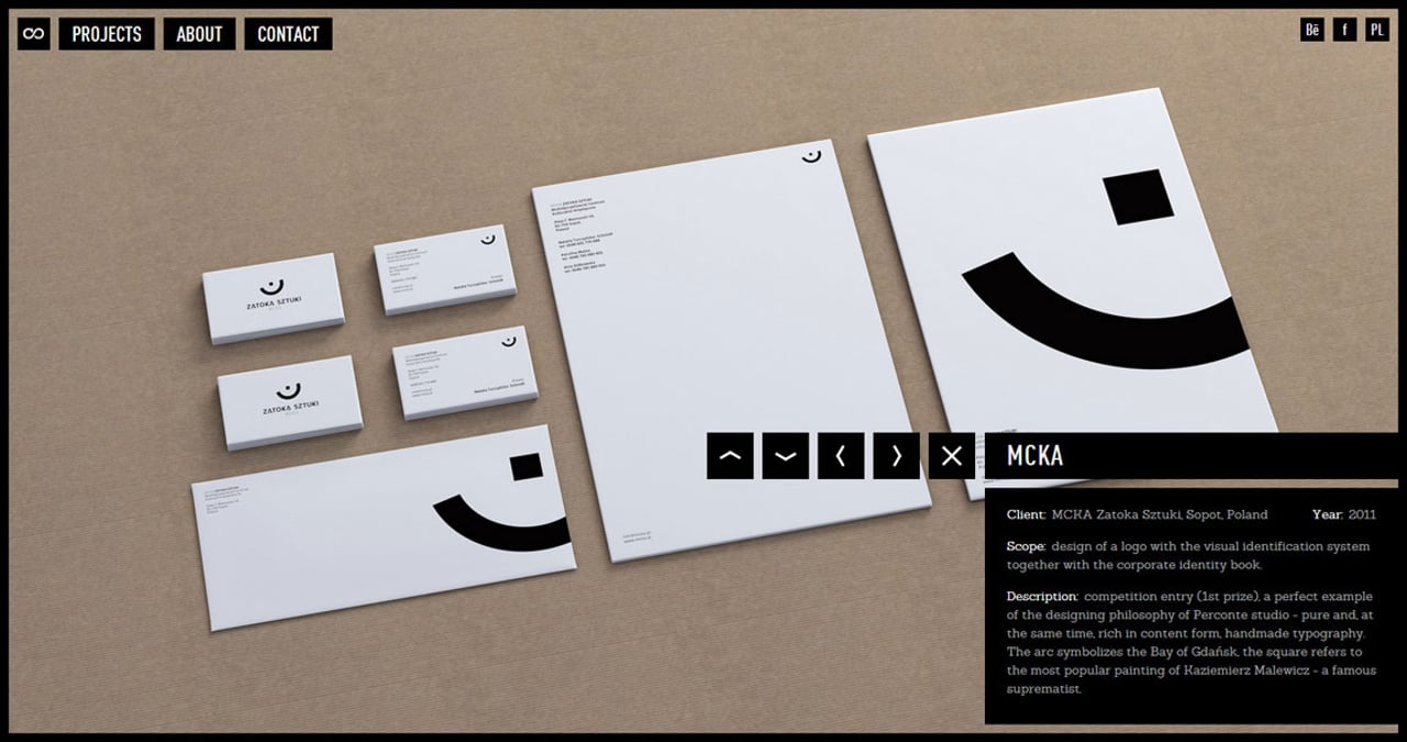 Perconte Website Screenshot