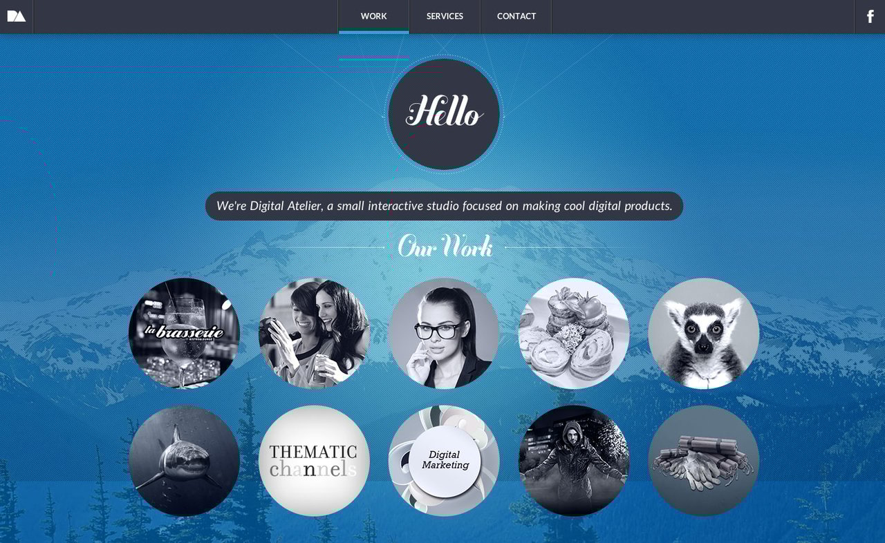 Digital Atelier Website Screenshot