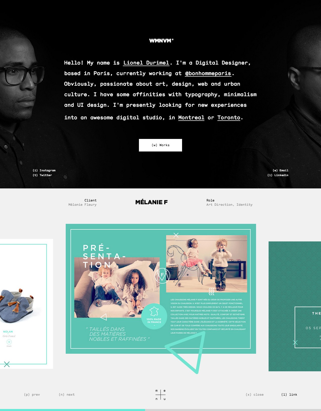 Website Inspiration: WMNVM Website Screenshot