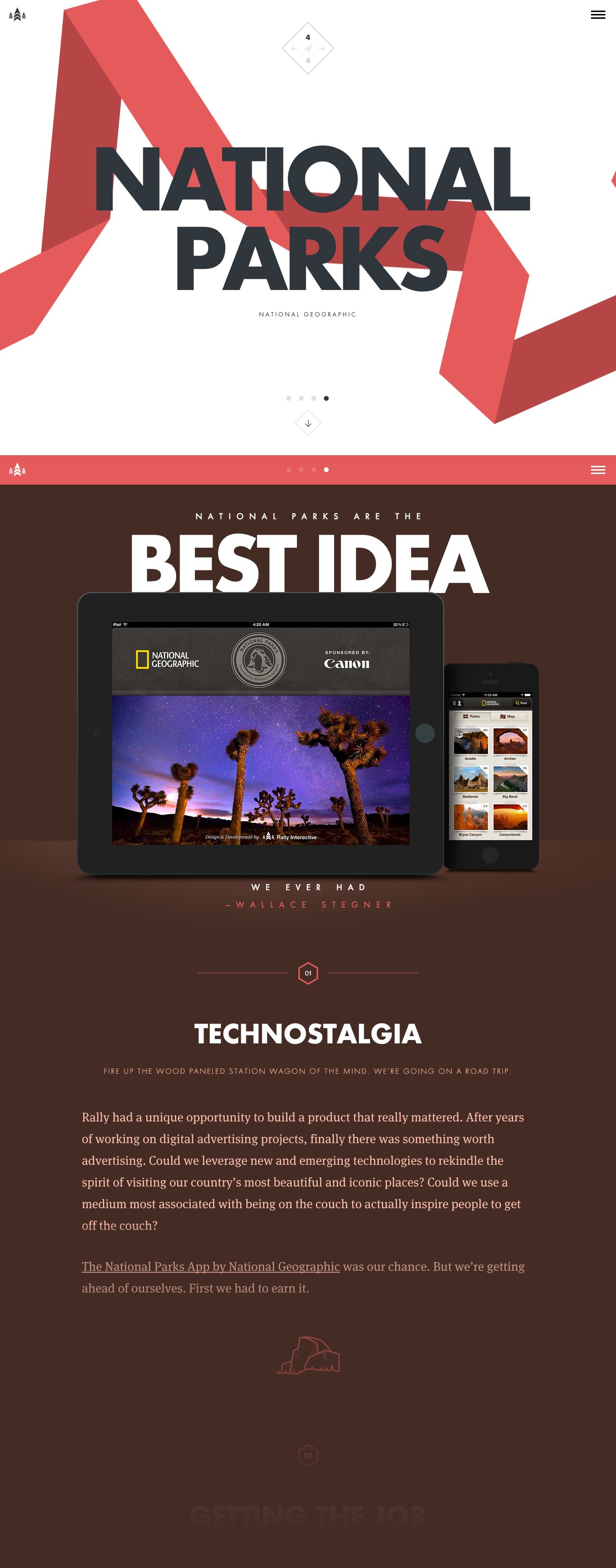 Website Inspiration: Rally Interactive Website Screenshot