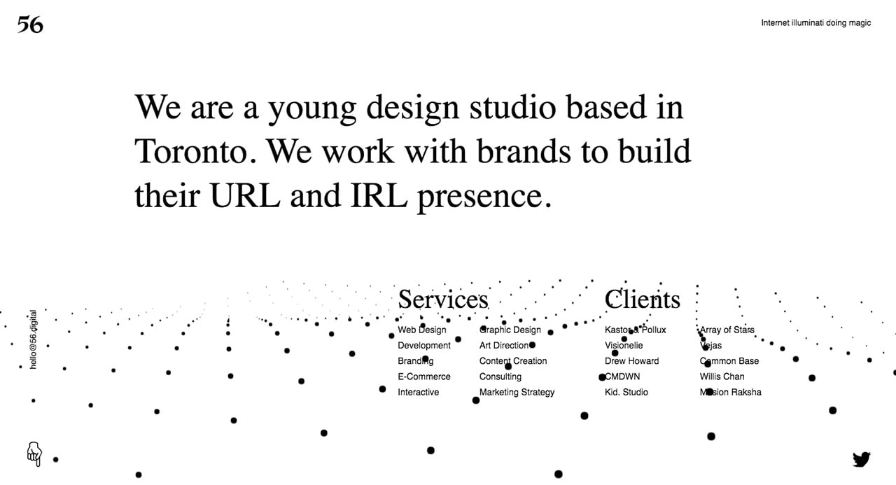 56 Website Screenshot