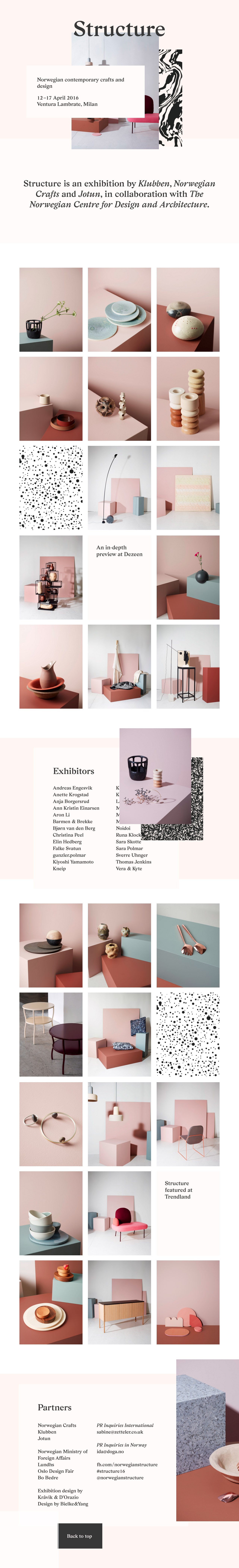 Structure Website Screenshot