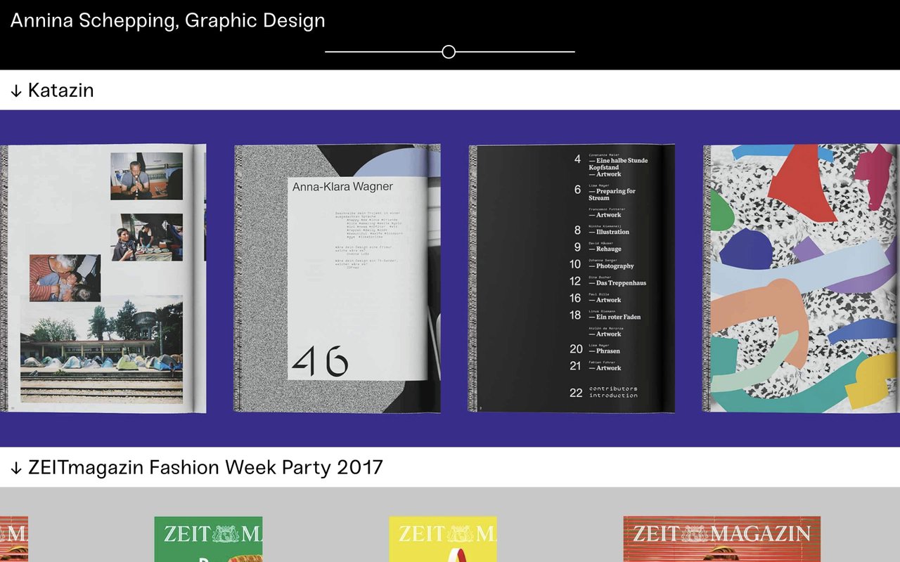Annina Schepping Website Screenshot