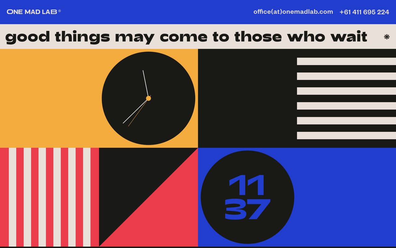 Onemadlab Website Screenshot