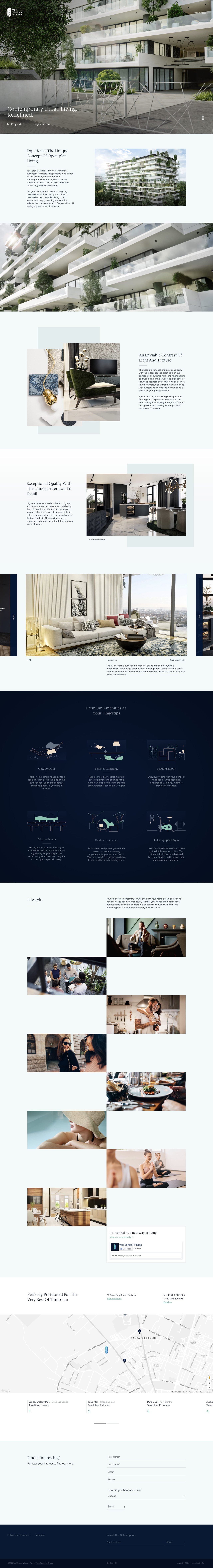 Website Inspiration: Vox Vertical Village Website Screenshot