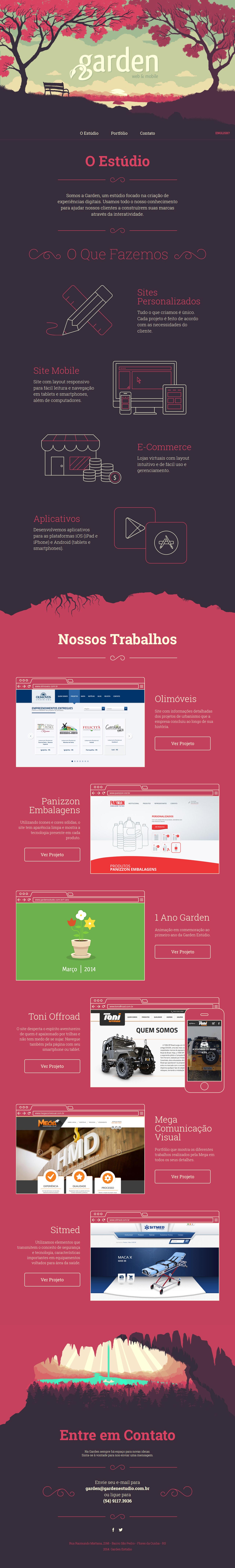 Website Inspiration: Garden Estúdio Website Screenshot