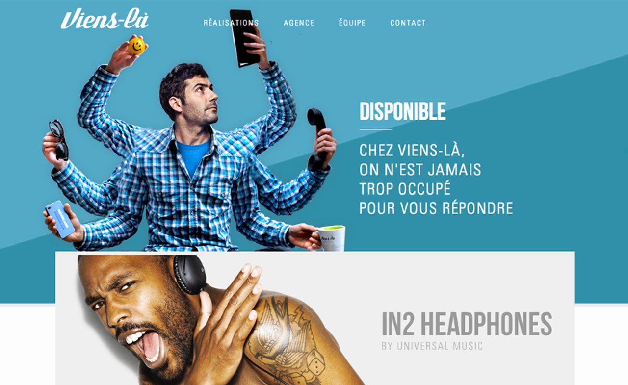 Viens-lΓ Website Screenshot