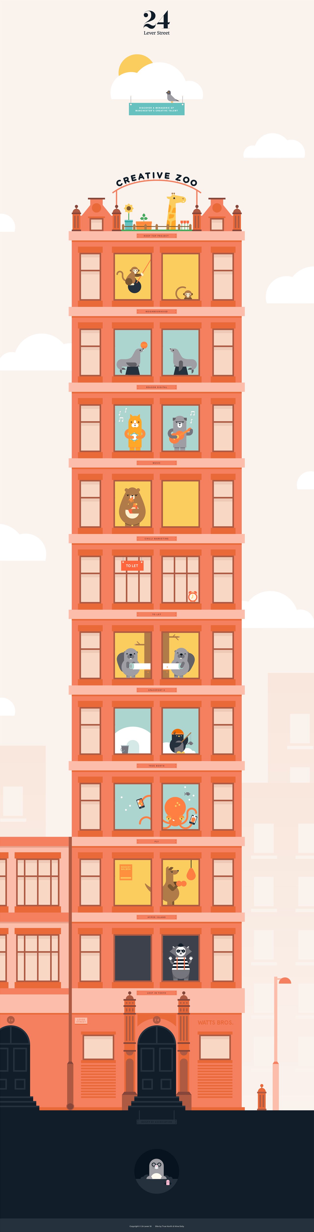 24 Lever Street Website Screenshot