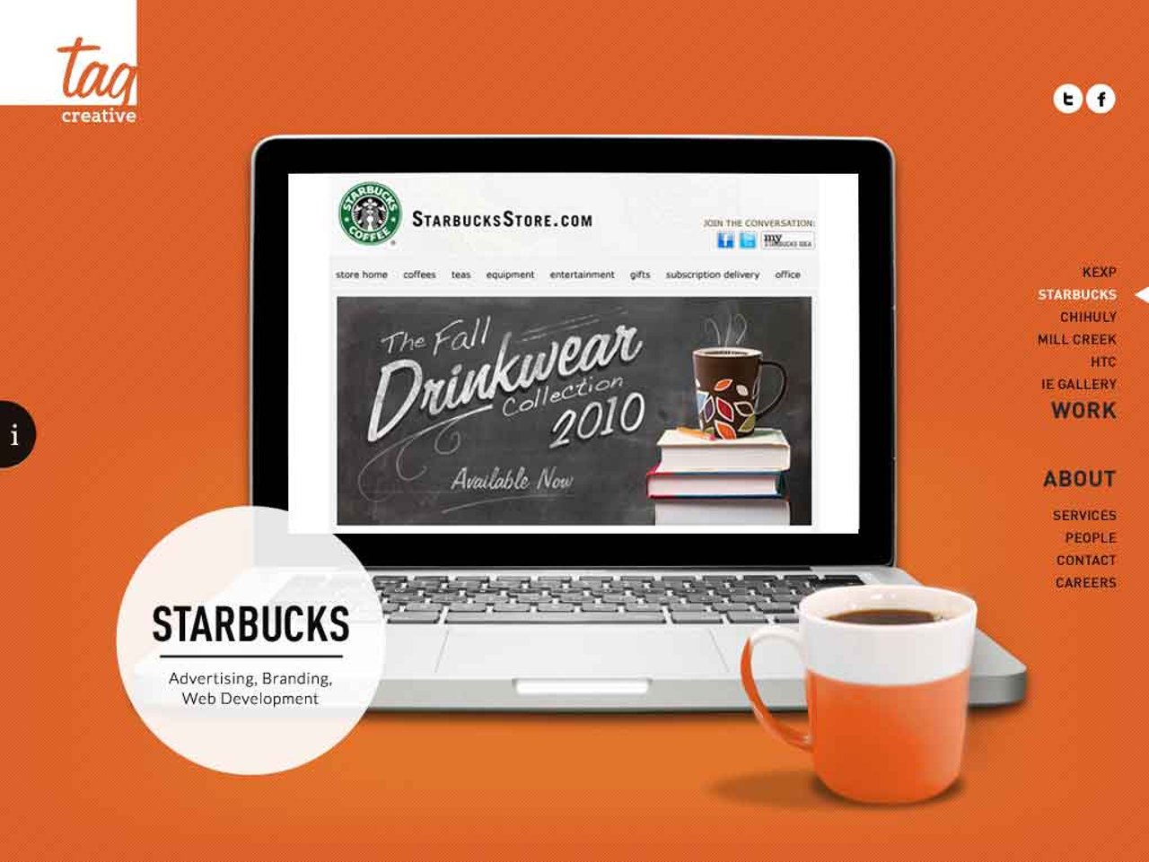 Tag Creative Website Screenshot