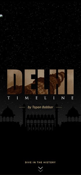 Delhi Timeline Mobile Preview
