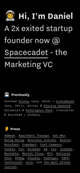 Daniel Eckler Mobile Preview
