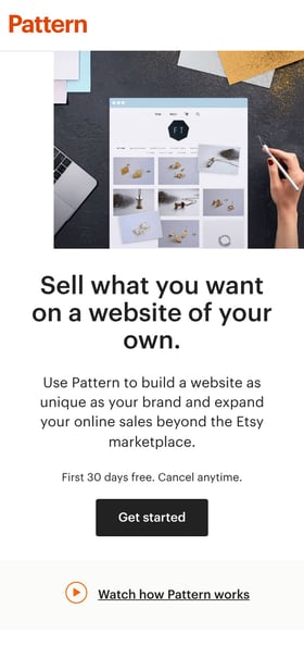 Pattern by Etsy Mobile Preview