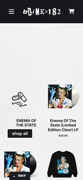 Blink-182 Mobile Preview