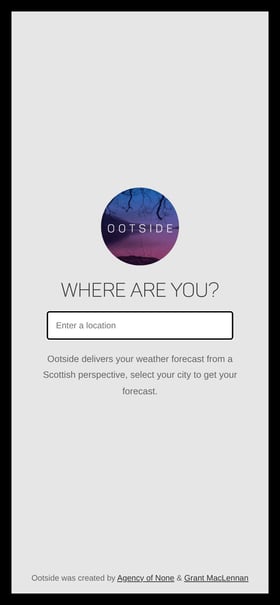 Ootside Mobile Preview