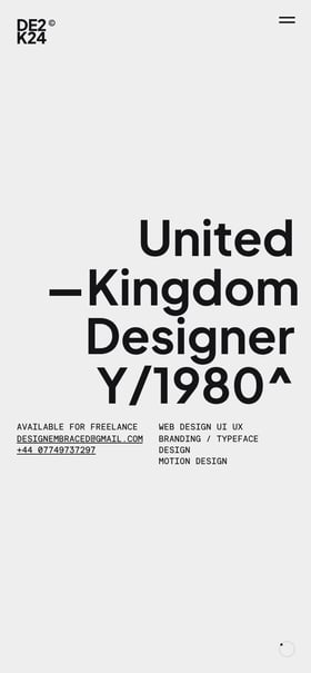 Design Embraced Mobile Preview