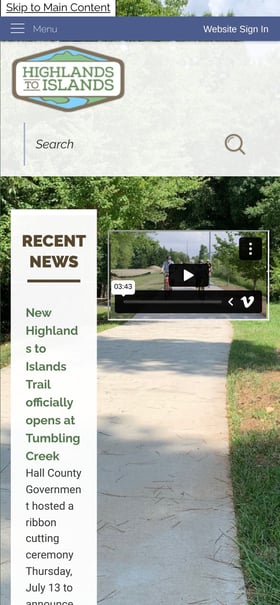 Highlands to Islands Mobile Preview
