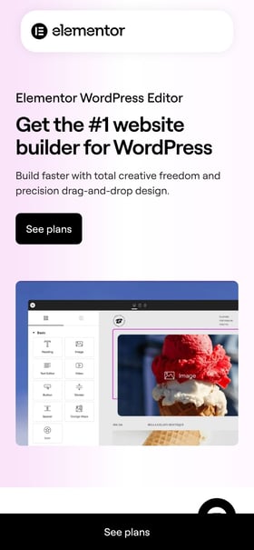 Elementor Mobile Preview