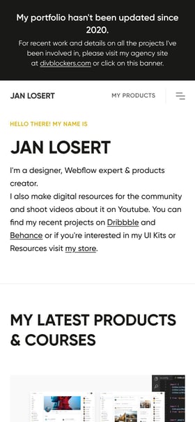 Jan Losert Mobile Preview