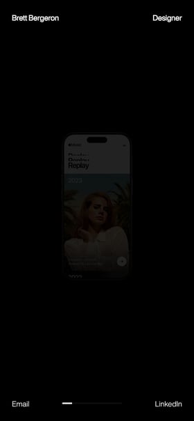 Brett Bergeron Mobile Preview