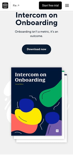 Intercom on Onboarding Mobile Preview