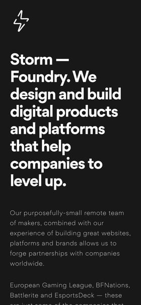 Storm Mobile Preview