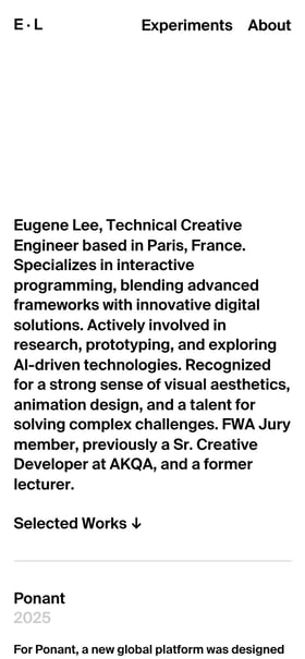 Eugene Lee Mobile Preview