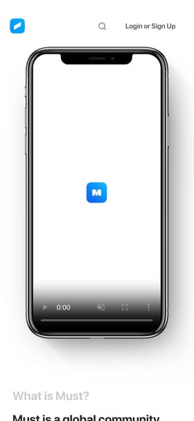 Must App Mobile Preview