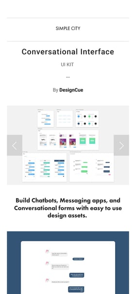 Conversational Interface Mobile Preview