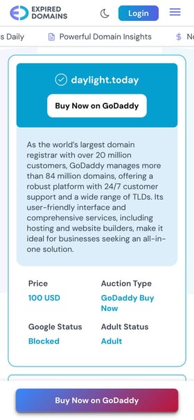 Daylight Mobile Preview