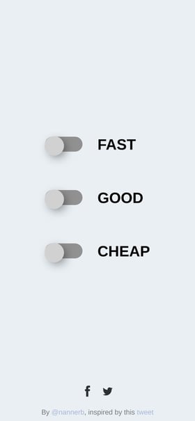 Fast Good Cheap Mobile Preview