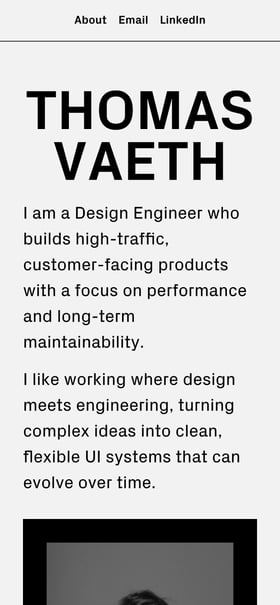 Thomas Vaeth Mobile Preview