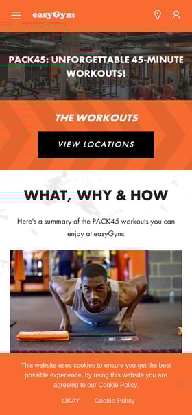 Set to Sweat Mobile Preview