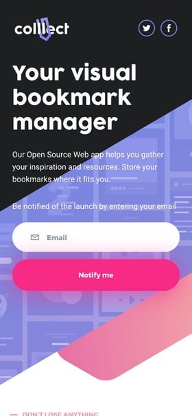 Collect.io Mobile Preview