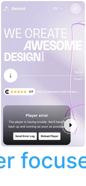 Awesomed Mobile Preview