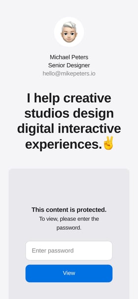 Mike Peters Mobile Preview