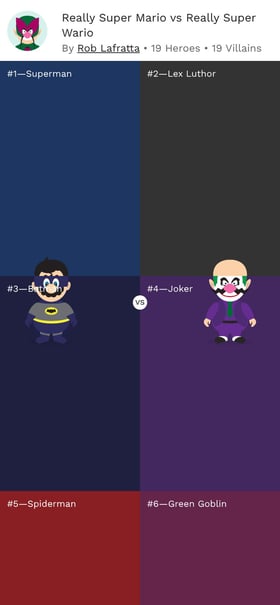 Really Super Mario vs Really Super Wario Mobile Preview