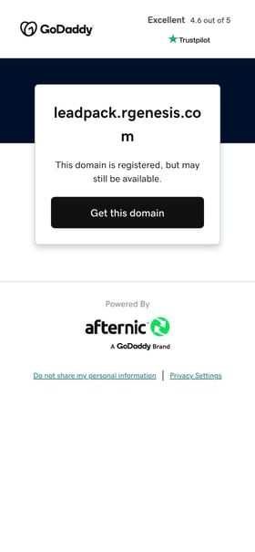 LeadPack Mobile Preview