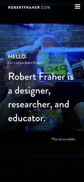Robert Fraher Mobile Preview