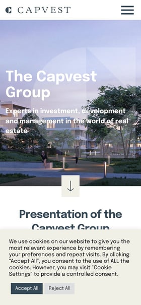 The Capvest Group Mobile Preview