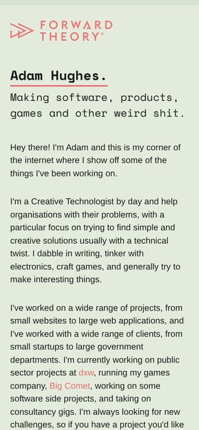 Forward Theory Mobile Preview