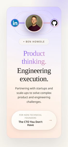 Ben Howdle Mobile Preview