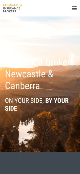 Brindabella Insurance Brokers Mobile Preview
