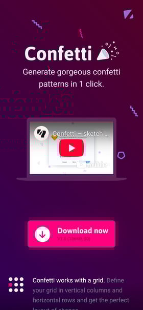 Confetti Mobile Preview