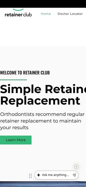 Retainer Club Mobile Preview