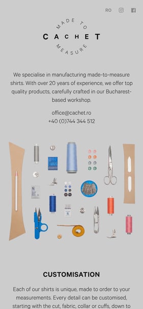 Cachet Mobile Preview